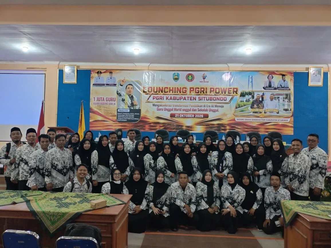 LAUNCHING PGRI POWER DI AULA PGRI KABUPATEN SITUBONDO